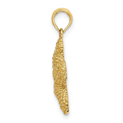 14k Yellow Gold Starfish Charm