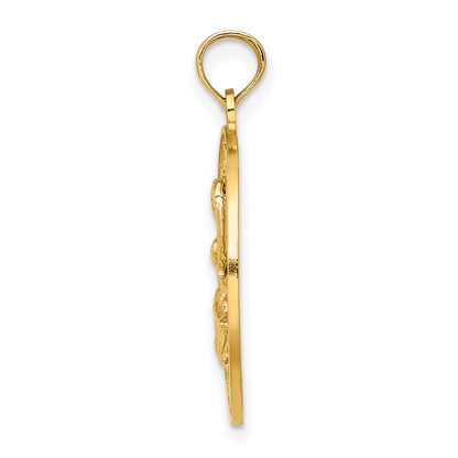 14k Yellow Gold LAUDERDALE-BY-THE-SEA FL w/Pelican Charm