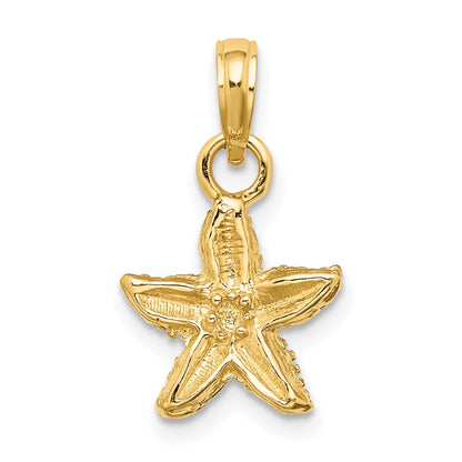 14k Yellow Gold Starfish Charm