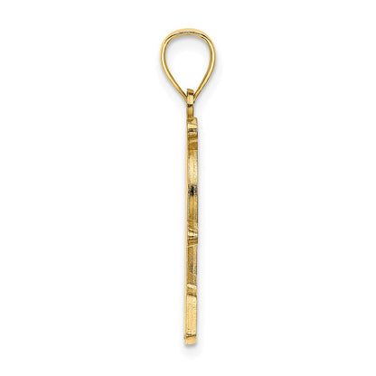 14k Yellow Gold SAN DIEGO w/Surfer Charm