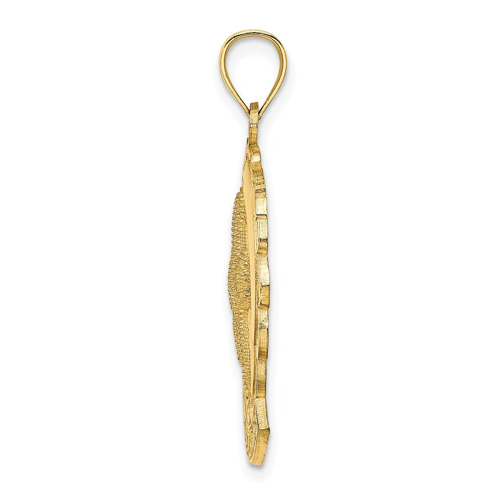 14k Yellow Gold SEA ISLE Starfish and Dolphin Charm