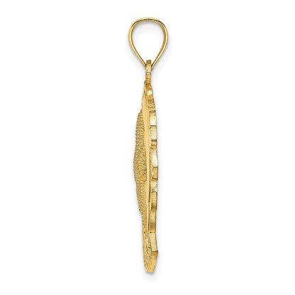 14k Yellow Gold SEA ISLE Starfish and Dolphin Charm