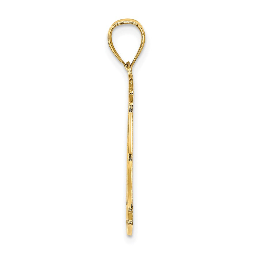 14k Yellow Gold VFD DWIGHT MEMBER In Shield Charm