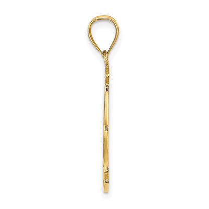 14k Yellow Gold VFD DWIGHT MEMBER In Shield Charm