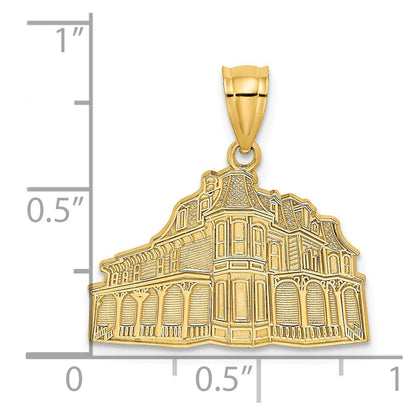 14k Yellow Gold The QUEEN VICTORIA - CAPE MAY NJ Charm