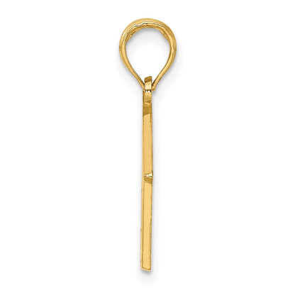 14k Yellow Gold The PINK HOUSE - CAPE MAY NJ Charm