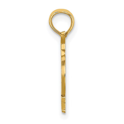 14k Yellow u0026 Rhodium Gold with White Rhodium KEY WEST Bicycle Charm