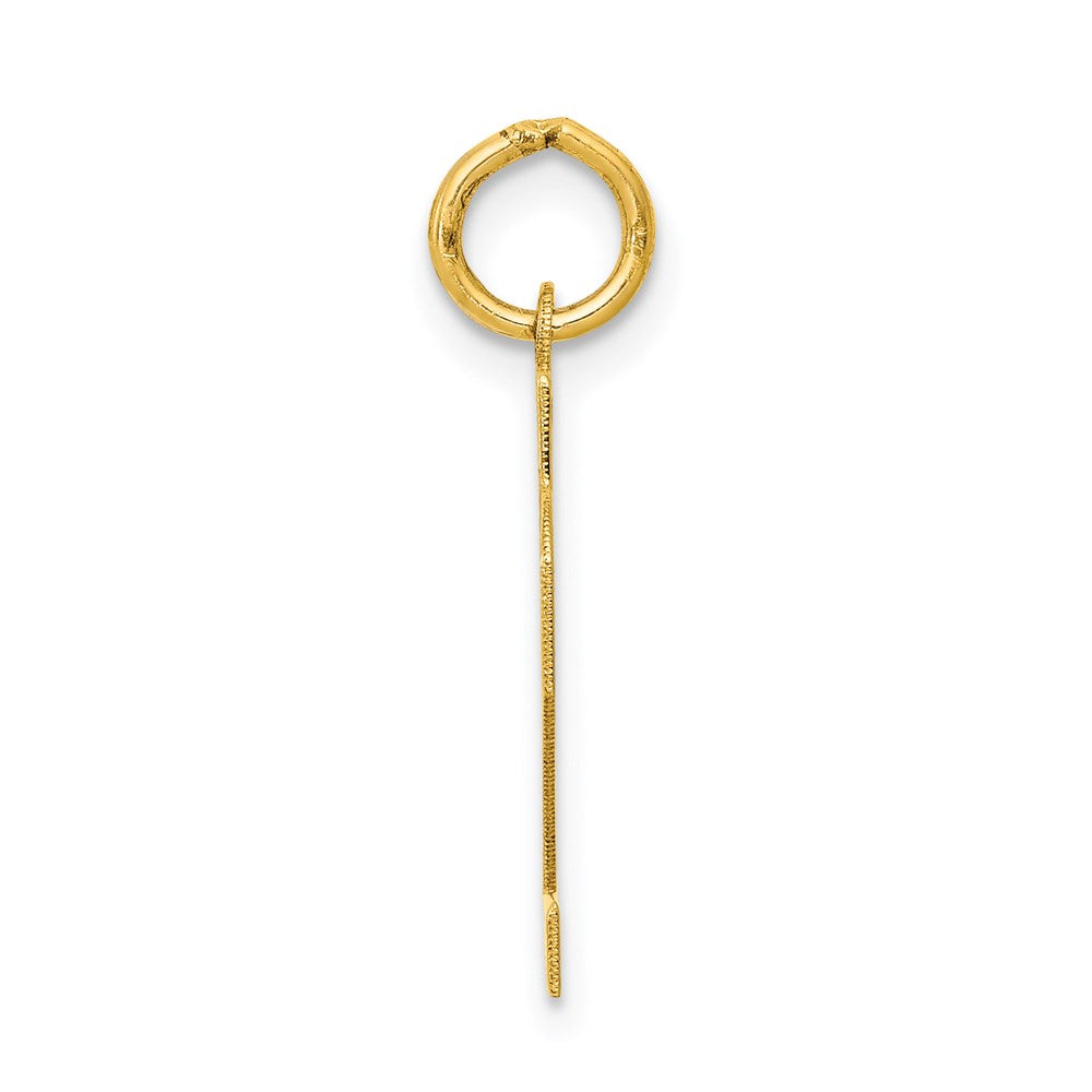 14k Yellow Gold Small Polished Number 22 Charm