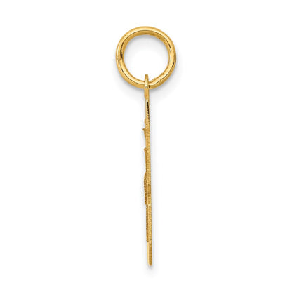 14k Yellow Gold Small Polished Number 48 Charm