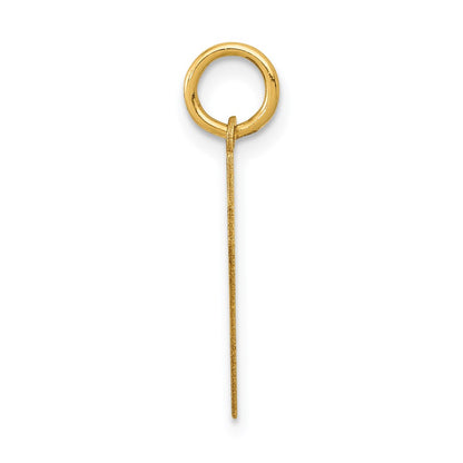 14k Yellow Gold Small Polished Number 57 Charm