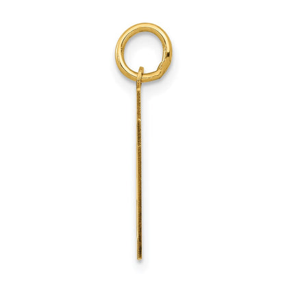14k Yellow Gold Small Polished Number 87 Charm