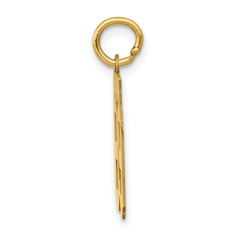 14k Yellow Gold Small Polished Number 89 Charm