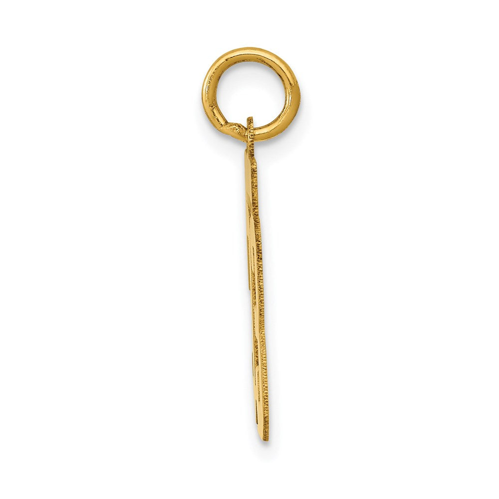 14k Yellow Gold Small Polished Number 93 Charm