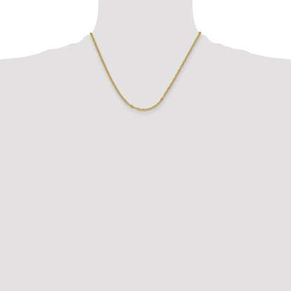 Solid 14K Yellow Gold 3.0mm Mariners Link Chain nan