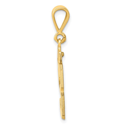 14k Yellow Gold Medium Polished Number 23 Charm