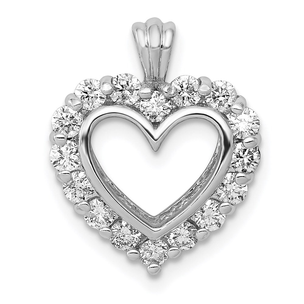 14k white gold aa real diamond heart pm4865 062 wa