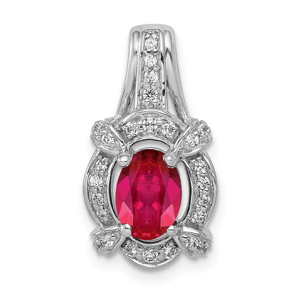 14k white gold 1 5ct real diamond and 1 10 ruby pendant pm5284 ru 020 wa