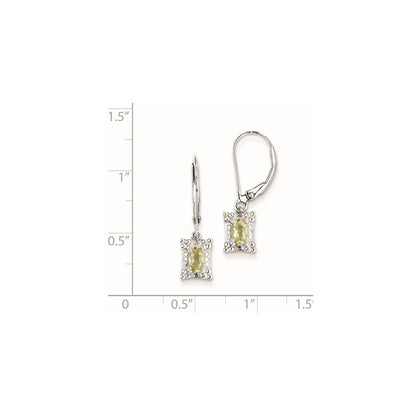 Sterling Silver Lemon Quartz Earrings