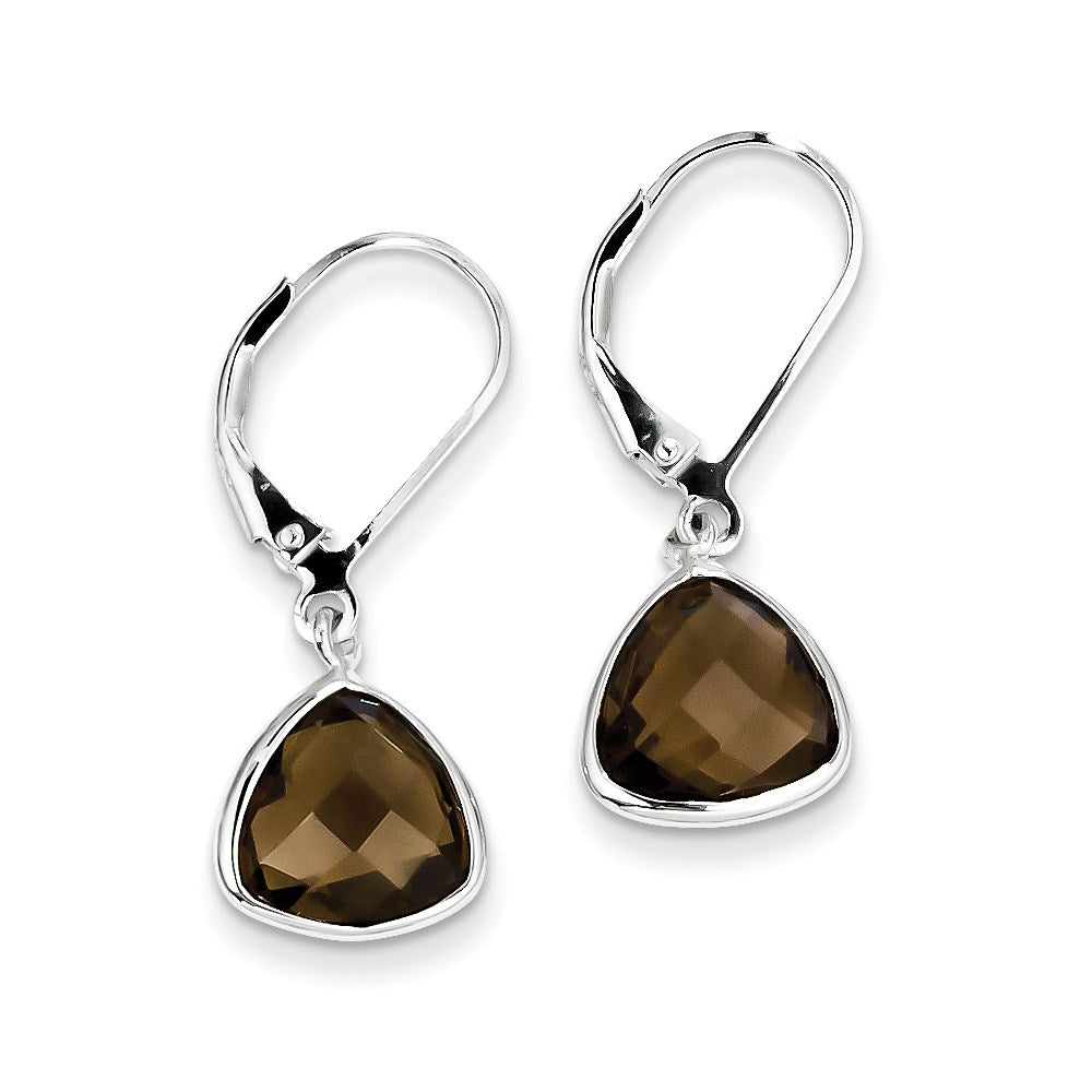 Sterling Silver Smoky Quartz Earrings