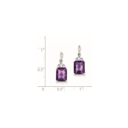 Sterling Silver Amethyst Earrings