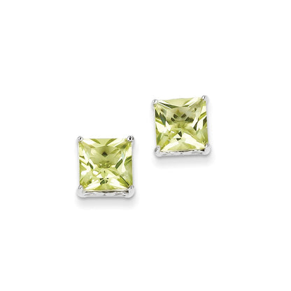 Sterling Silver Lemon Quartz Earrings