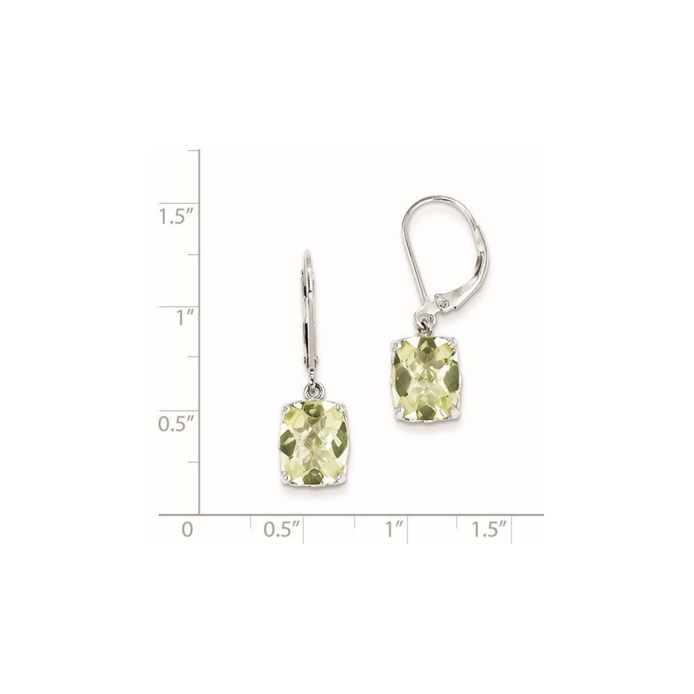 Sterling Silver Lemon Quartz Earrings