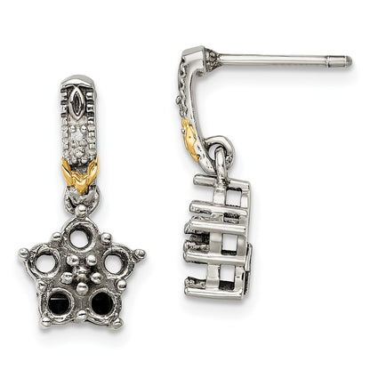 Sterling Silver u0026 14k Five-stone and Diamond Mother's Earring