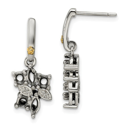Sterling Silver u0026 14k Five-stone and Diamond Mother's Earring