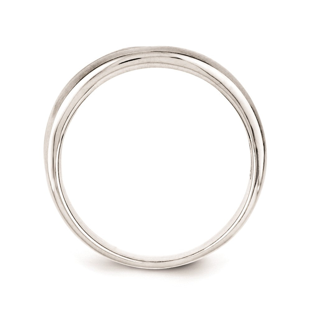 Sterling Silver Diamond Men's Ring