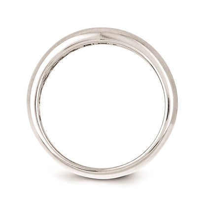Sterling Silver Diamond Men's Ring