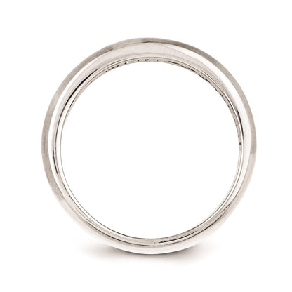 Sterling Silver Belle Amore Diamond u0026 Sapphire Men's Ring