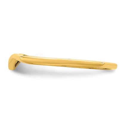 14k yellow gold ring r673