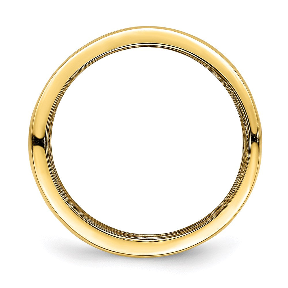14k tri color gold triple wave bands r882