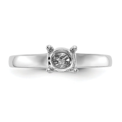 0.50ct. CZ Solid Real 14k White Gold Solitaire Engagement Ring