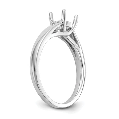 0.50ct. CZ Solid Real 14k White Gold Solitaire Engagement Ring