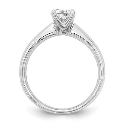 0.25ct. CZ Solid Real 14k White Gold Solitaire Engagement Ring