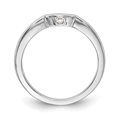 14k white gold real diamond wedding band rm1940b 050 waa