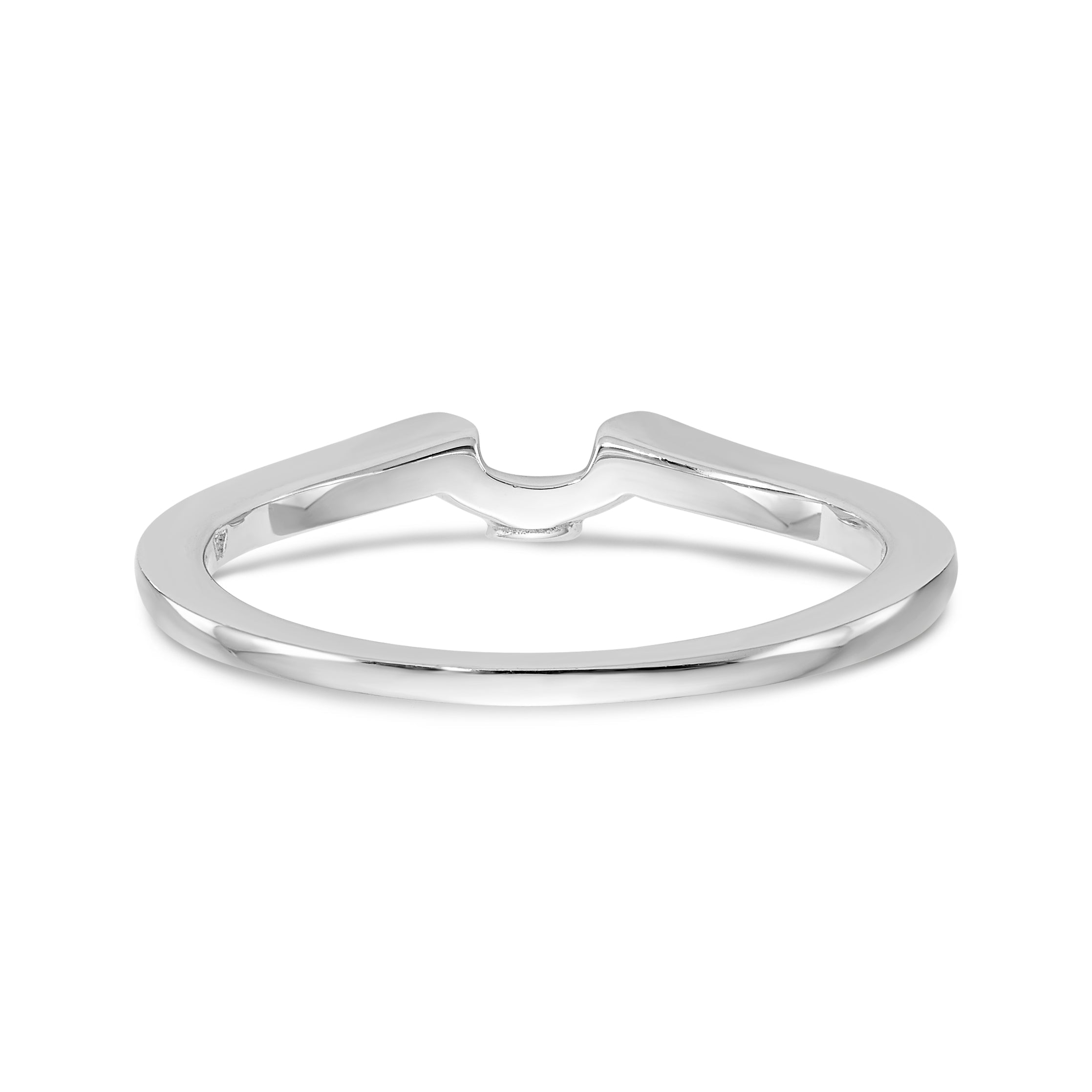 1.00ct. CZ Solid Real 14k White Gold Wedding Wedding Band Ring