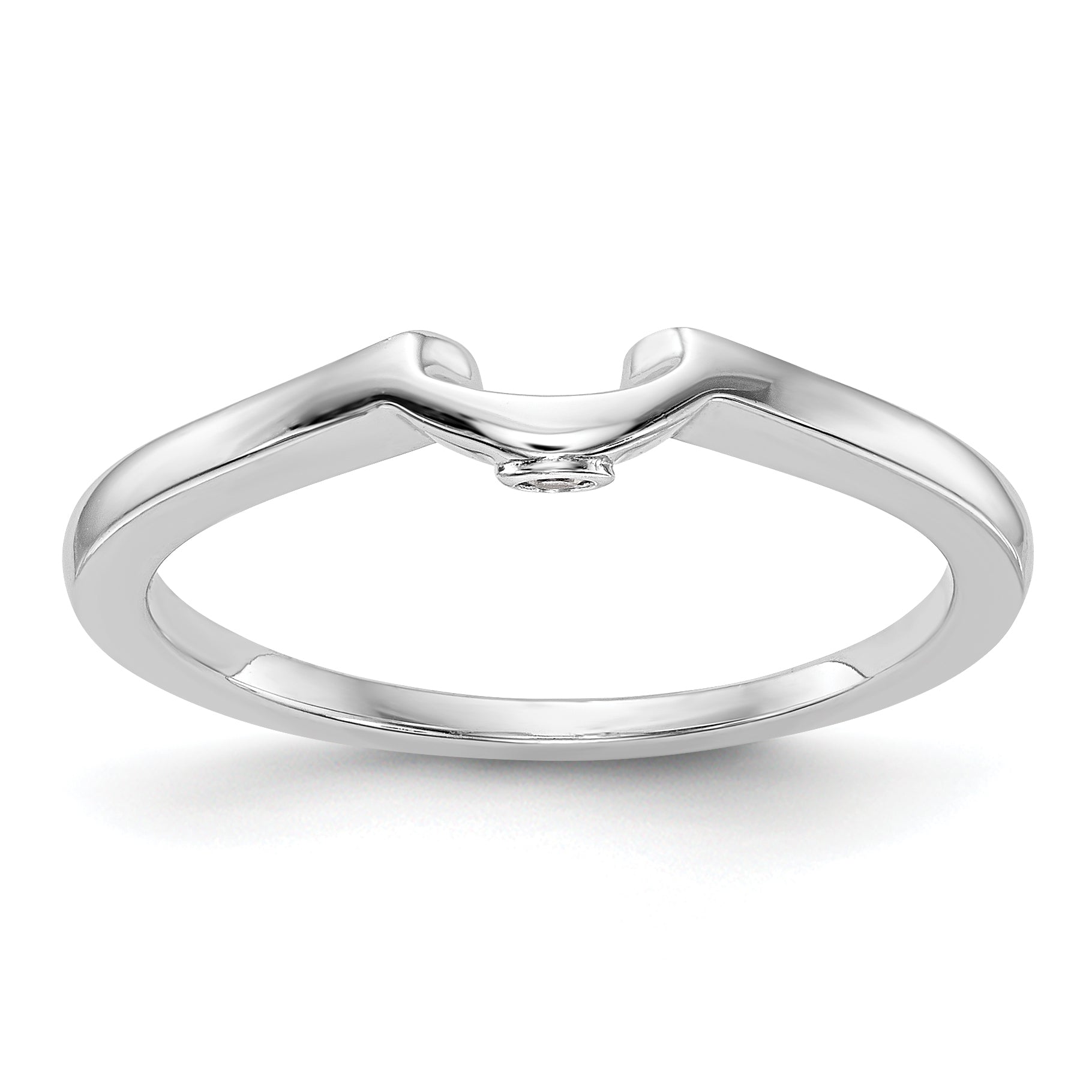 1.00ct. CZ Solid Real 14k White Gold Wedding Wedding Band Ring