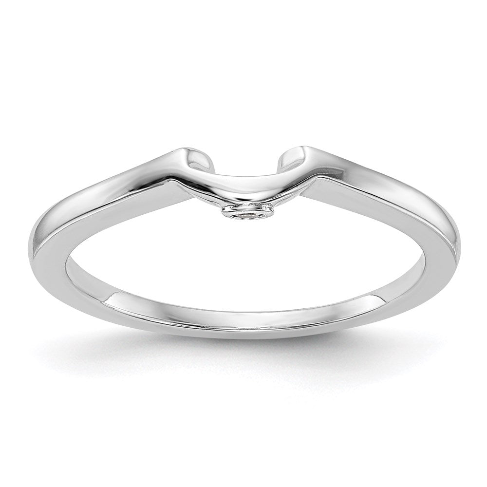 14k white gold real diamond wedding band rm1940b 050 waa