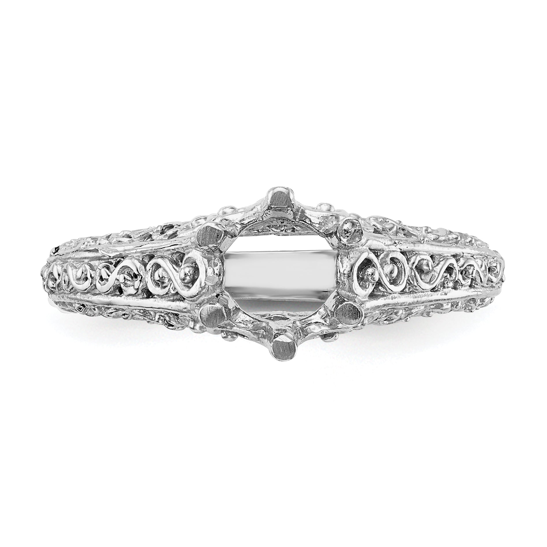 1.25ct. CZ Solid Real 14k White Gold Round Solitaire Engagement Ring