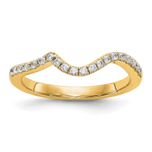 14k yellow gold real diamond contoured wedding band rm1955b 020 yaa