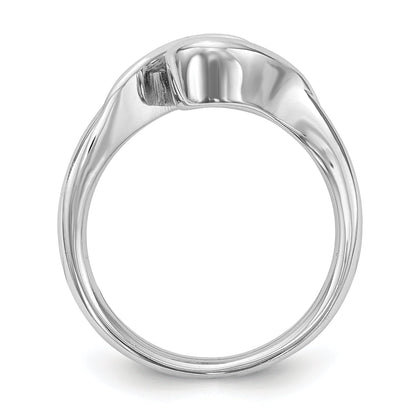 0.25ct. CZ Solid Real 14K White Gold Round Bezel Set Solitaire Engagement Ring Engagement Polished