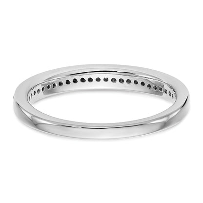 0.12ct. CZ Solid Real 14K White Gold Wedding Wedding Band Ring