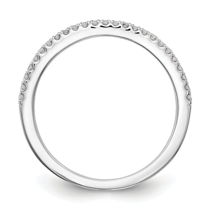 0.25ct. CZ Solid Real 14k White Gold Set of 2 Wedding Wedding Band Rings