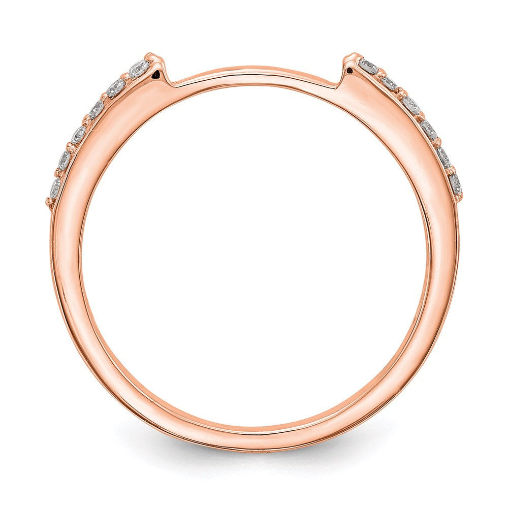 10k rose gold real diamond set of 2 wedding bands rm2075b 025 0raa