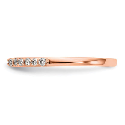 10k rose gold real diamond set of 2 wedding bands rm2075b 025 0raa
