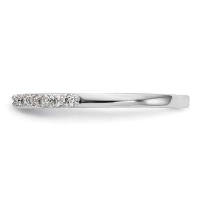 0.25ct. CZ Solid Real 14k White Gold Set of 2 Wedding Wedding Band Rings