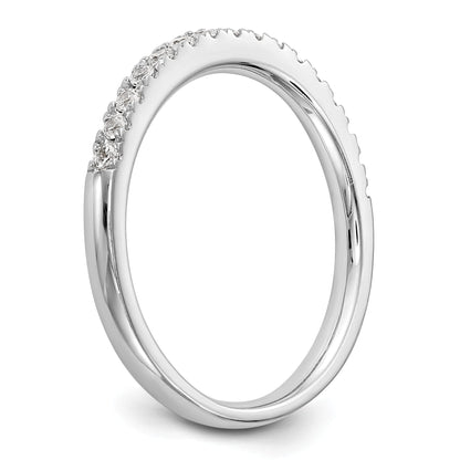 0.05ct. CZ Solid Real 14k White Gold Wedding Wedding Band Ring
