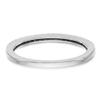 0.17ct. CZ Solid Real 14k White Gold Wedding Wedding Band Ring